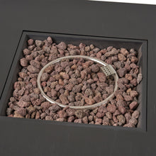 Load image into Gallery viewer, 39'' Square Iron Fire Pit - 50,000 BTU