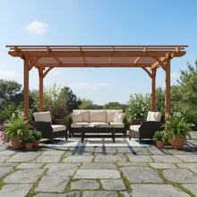 Load image into Gallery viewer, [10X12FT] Alora Premium Extra Large Outdoor Weather-Resistant Wooden Grape Pergola (SAK16278)