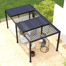 Load image into Gallery viewer, [10X19FT] Alora Premium Powder-Coated Aluminum Pergola With Adjustable Louvers (SAK78345)