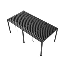 Load image into Gallery viewer, [10X19FT] Alora Premium Powder-Coated Aluminum Pergola With Adjustable Louvers (SAK78345)