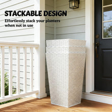 Load image into Gallery viewer, Spacious Plant Pots, Plants Box Set of 3, Tall Planters Box