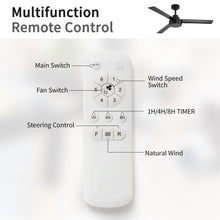 Load image into Gallery viewer, 52" Outdoor Ceiling Fan Without Light - 3 ABS Blades