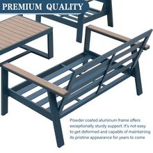Load image into Gallery viewer, Ainfox Luxurious Aluminum Patio Furniture Set, For Indoor Outdoor