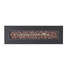 Load image into Gallery viewer, RECTANGULAT IRON FIRE PIT-50 000BTU WITH TANK HOLDER