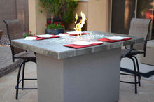 Load image into Gallery viewer, Entertainer Outdoor Fire Pit Table – 6 Ft with Fire Glass (LP/NG Compatible)