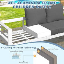 Load image into Gallery viewer, Modern Aluminum Patio Furniture Set with Cushions and Table