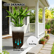 Load image into Gallery viewer, Spacious Plant Pots, Plants Box Set of 3, Tall Planters Box