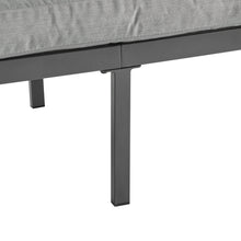 Load image into Gallery viewer, 4-Pieces Outdoor Metal Patio Furniture Set with Cushions