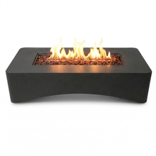Load image into Gallery viewer, 56" Propane Fire Pit Table, Rectangular Outdoor Gas Fire Pit