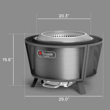 Load image into Gallery viewer, Fireside Pluto R29 Outdoor Fire Pit  - Painted Black