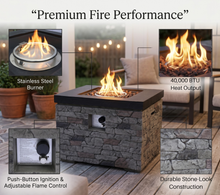 Load image into Gallery viewer, 32-Inch Outdoor Fire Pit Table