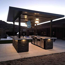 Load image into Gallery viewer, KoKoMo Big Island Sports Bar Outdoor Kitchen Grill – Dual 55” TVs + Built-In BBQ