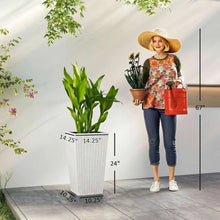 Load image into Gallery viewer, Spacious Plant Pots, Plants Box Set of 3, Tall Planters Box