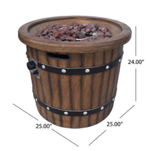 Load image into Gallery viewer, Round 25' Magnesium Oxide Fire Pit - 40,000 BTU