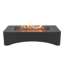 Load image into Gallery viewer, 56" Propane Fire Pit Table, Rectangular Outdoor Gas Fire Pit