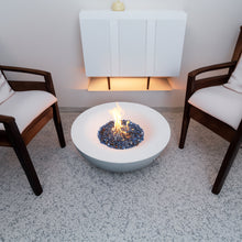 Load image into Gallery viewer, 42 Inch Outdoor Concrete Propane gas Fire Pit bowl in Dark Gray color