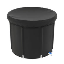 Load image into Gallery viewer, 97Gal Large Size Ice BathTub with Cover for Adults Athletes Recovery Cold Water Therapy Outdoor Portable Cold Plunge Tub 660LBS Load Capacity 33.46x29