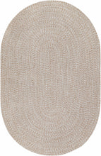 Load image into Gallery viewer, Cream Braided Faux Jute Outdoor Rug