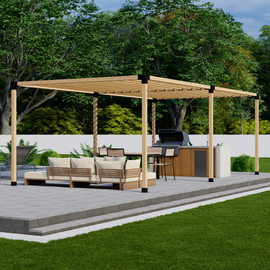 DIY Pergola Bracket Kit for a Freestanding Pergola With Slatted Roof - Any Size Up to 24' x 12'