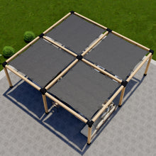 Load image into Gallery viewer, DIY Pergola Kit for a Freestanding Pergola With Canopies - Any Size Up to 24' x 24'