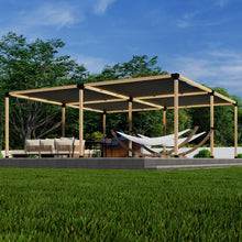 Load image into Gallery viewer, DIY Pergola Kit for a Freestanding Pergola With Canopies - Any Size Up to 24' x 24'