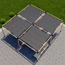 Load image into Gallery viewer, DIY Pergola Kit for a Freestanding Pergola With Canopies - Any Size Up to 24' x 24'