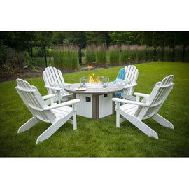 HDPE Round Fire Pit Table USA Made Elementz Blaze