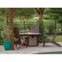 Load image into Gallery viewer, HDPE Round Fire Pit Table USA Made Elementz Blaze