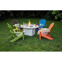 Load image into Gallery viewer, HDPE Round Fire Pit Table USA Made Elementz Blaze
