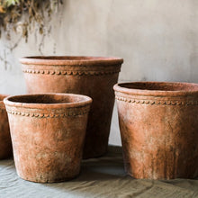 Load image into Gallery viewer, Large Terracotta Red Concrete Planter Pot
