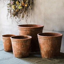 Load image into Gallery viewer, Large Terracotta Red Concrete Planter Pot