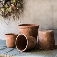 Load image into Gallery viewer, Large Terracotta Red Concrete Planter Pot