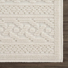 Load image into Gallery viewer, Fadey White 3D Washable Rug