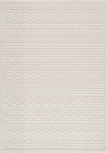 Load image into Gallery viewer, Fadey White 3D Washable Rug