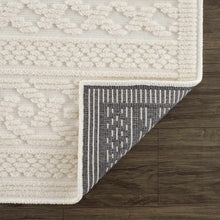 Load image into Gallery viewer, Fadey White 3D Washable Rug