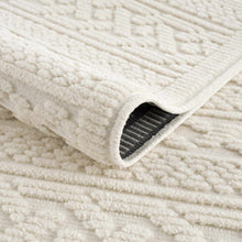 Load image into Gallery viewer, Fadey White 3D Washable Rug
