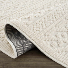 Load image into Gallery viewer, Fadey White 3D Washable Rug