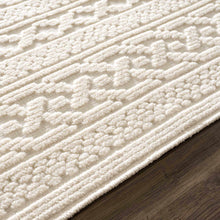 Load image into Gallery viewer, Fadey White 3D Washable Rug