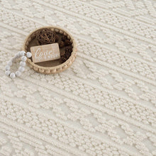 Load image into Gallery viewer, Fadey White 3D Washable Rug
