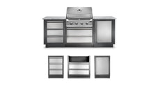 Load image into Gallery viewer, Patio Outdoor Kitchen Gas Grill - Patio Elegance OASIS™ 100 with Built-in 500 Series 32" Grill