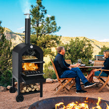 Load image into Gallery viewer, Portable Outdoor Pizza Oven with Stone &amp; Waterproof Cover