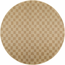 Load image into Gallery viewer, Kuval Checkered Brown Outdoor Rug