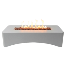Load image into Gallery viewer, 56' Propane Fire Pit Table - Rectangular Outdoor Gas Fire Pit