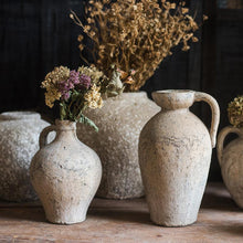 Load image into Gallery viewer, Cement Pot Pompeii Style Handmade Art Amphora Vase Pot