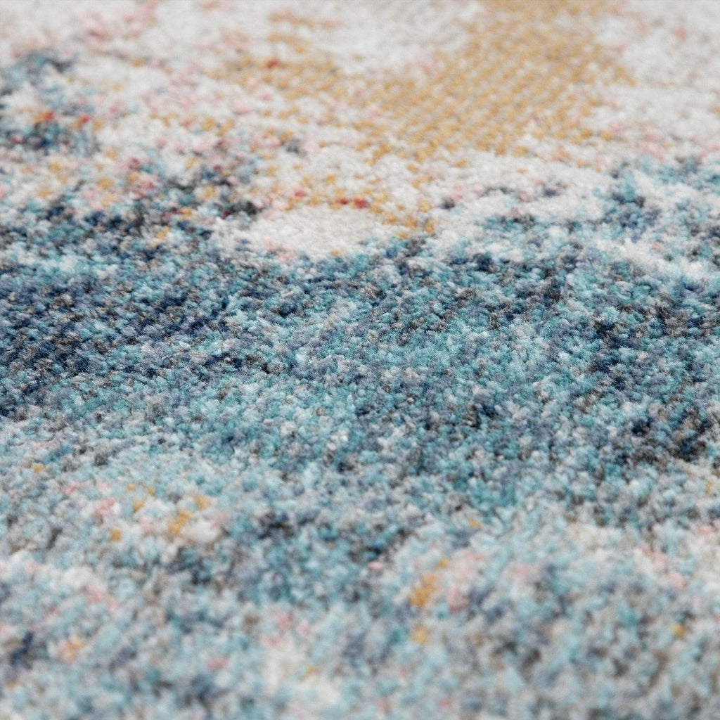 Colourful Indoor & Outdoor Rug For Patio Used Look