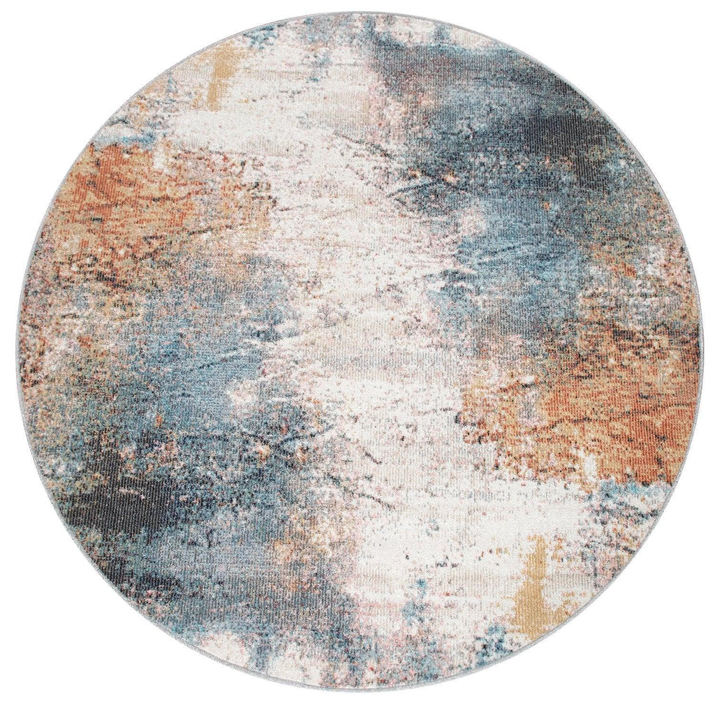Colourful Indoor & Outdoor Rug For Patio Used Look