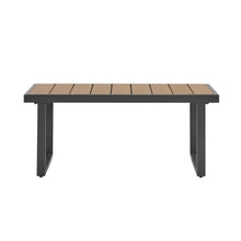 Load image into Gallery viewer, 4-Pieces Outdoor Metal Patio Furniture Set with Cushions