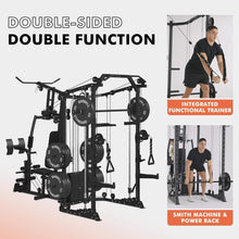 Load image into Gallery viewer, Dual Station Smith Machine With Cable Crossover Home Gym (SAK24079)