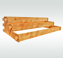 Load image into Gallery viewer, Timberlane Gardens Raised Garden Bed Kit Large 3 Tiered (1x6 2x6 3x6) Select Cedar Elevated Planter