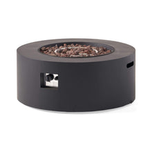 Load image into Gallery viewer, Alora Modern 32-Inch 40K BTU Round Iron Propane Fire Pit (SAK29102)